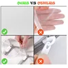1/2/3pcs Fine Net Laundry Bag Washing Machines Dirty Laundry Basket Thick Travel Shoe Organizer Mesh Bags Bra Clothes Organizer 6