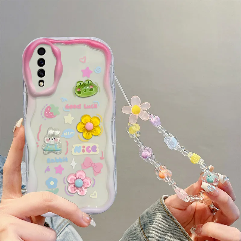 Cute Bear Phone Case For Samsung Galaxy Soft Wave Cover_voghion.com