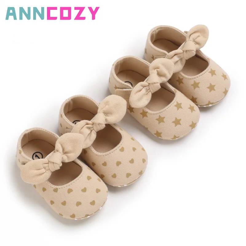 

Baby Girls Shoes Cotton Princess Shoes Retro Spring Autumn Toddlers Prewalkers Shoes Infant Soft Bottom First Walkers 0-18M