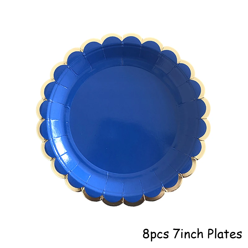8pcs 7inch Round