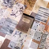 50 Sheets Vintage Material Paper Diary Album Creative DIY Junk Journal Collage Decor Scrapbook Stationery Craft Notes Supplies 5