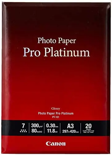 Canon PT 101 Pro Platinum photo paper 