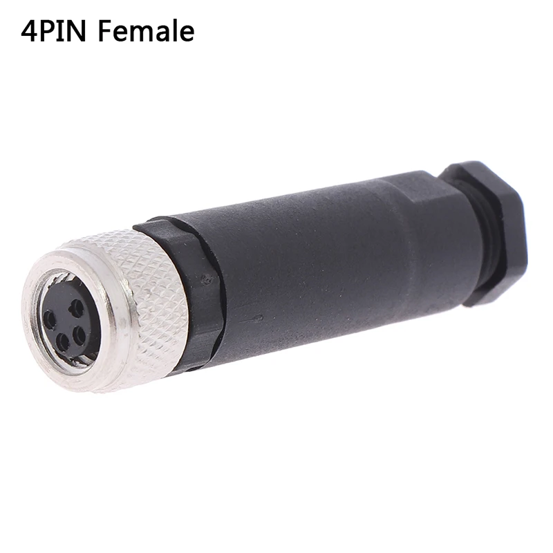M8 Sensor Connector – 3 Or 4 Pin, Male/Female, Straight/Angle Options (Unbranded, 1 Piece)
