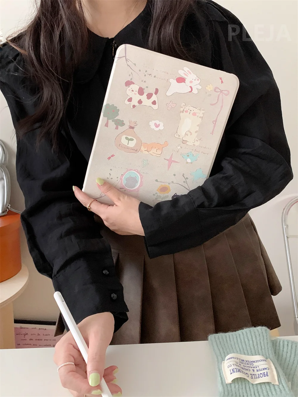 Cartoon Pets Tablet Case For Apple iPad