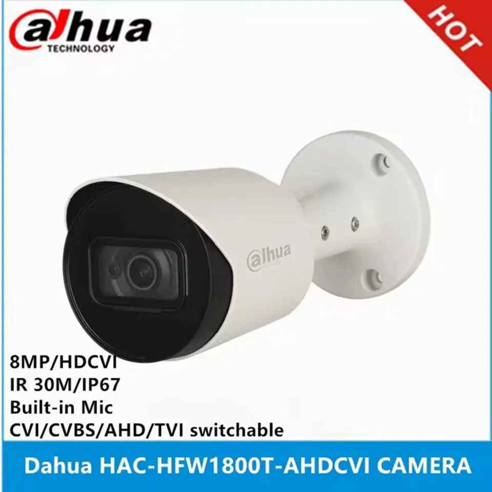 Dahua HAC-HFW1800T-A 8MP built in mic 4K Real-time HDCVI IR30M