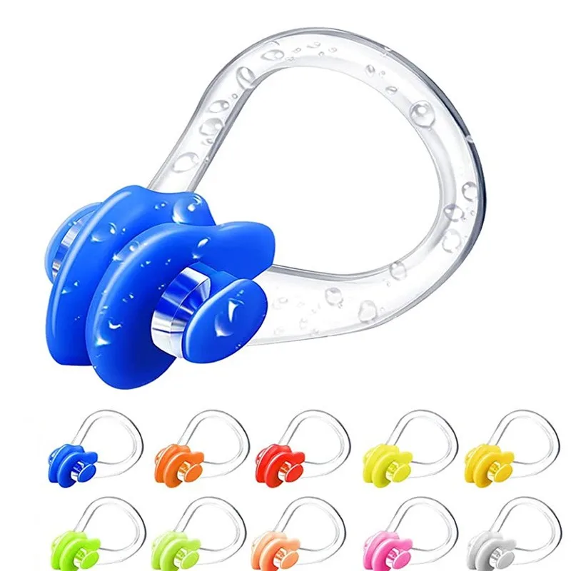 Reusable Soft Silicone Swimming Nose Clip Comfortable Diving Surfing Nose Plugs for s Children Pool Supplies Accessories