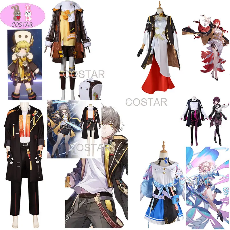 

COSTAR Honkai Star Rail Cosplay Kafka/Trailblazer /Silver Wolf /March 7th /Himeko Cosplay Costume Uniform Anime Outfit Halloween