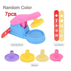 Creative Play Dough Tools Kit for Kids - Includes Extruders, Scissors, Rollers, Cutters, and Clay Accessories (7pcs set B)