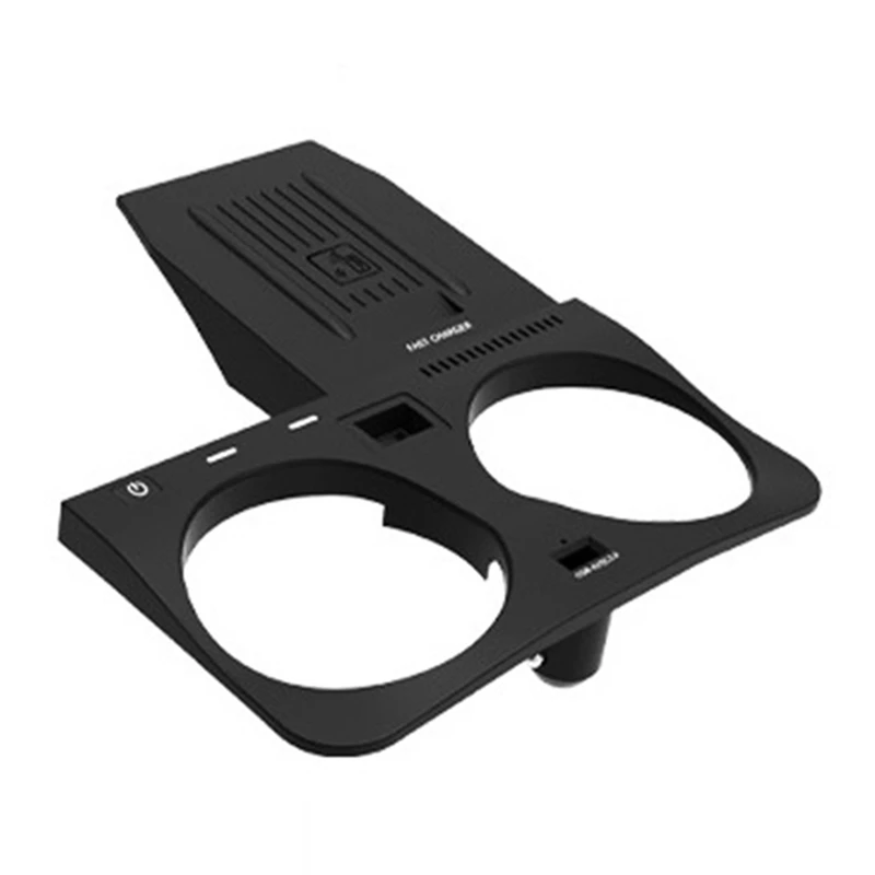 

1 PCS Car Wireless Charging Phone Charger Fast Charging Plate Phone Holder Black ABS For BMW X5 G05 X6 G06 X7 2020-2022