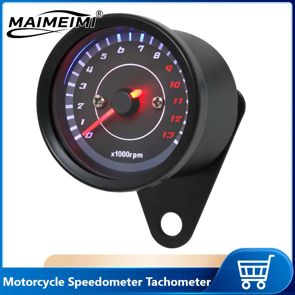 Universal Motorcycle LCD Tachometer 0-13000RPM Tacho Gauge Motobike Accessory fo