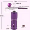 Rechargeable Airbrush Compressor Kit Air Brush Sprayer Gun Water Oxygen Deep Hydrating Machine for Nail Art Tattoo Cake Makeup 2