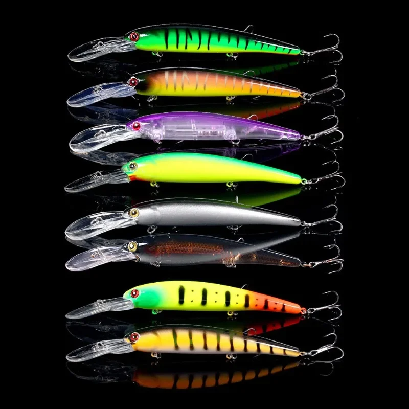 

Luya Bait Set Imitation Bait Freshwater Seawater Fake Bait Submerged Mino Simulation Fish Top fishing gear Strong and durable