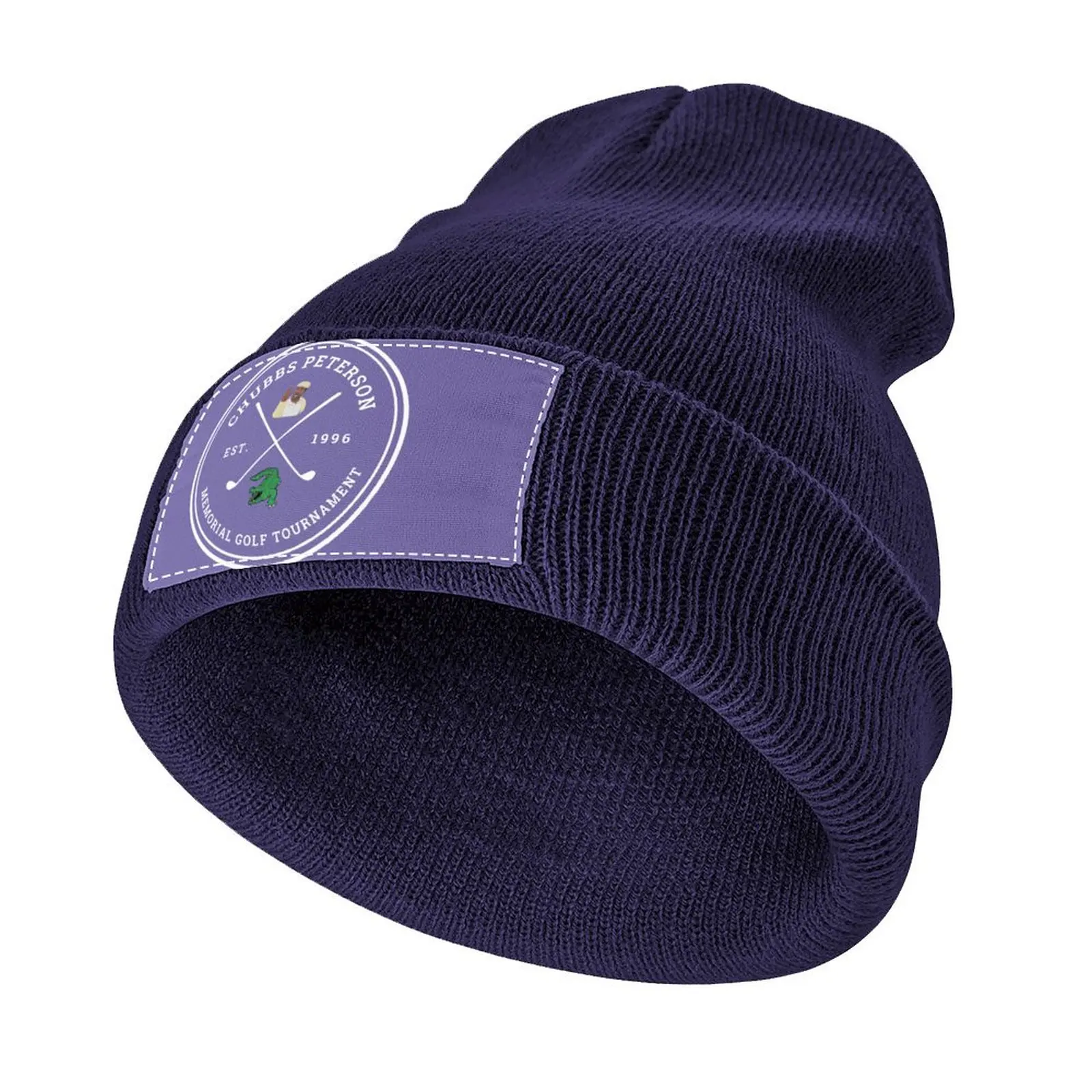

Chubbs Peterson Memorial Golf Tournament Est. 1996 Knitted Hat Hat Luxury Brand derby hat Hats For Men Women's