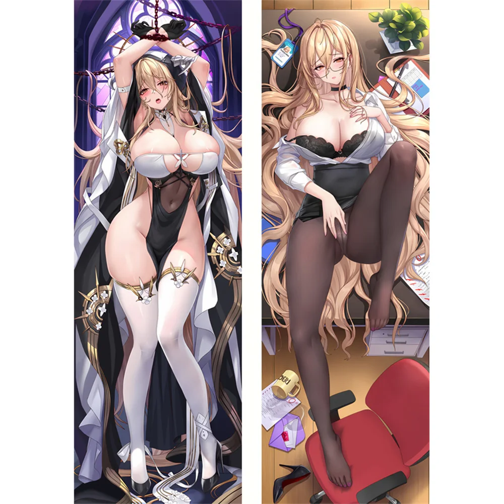 

Декоративная подушка в стиле аниме, имитационная подушка Dakimakura Waifu, двухсторонняя наволочка для обнимания тела, подарок