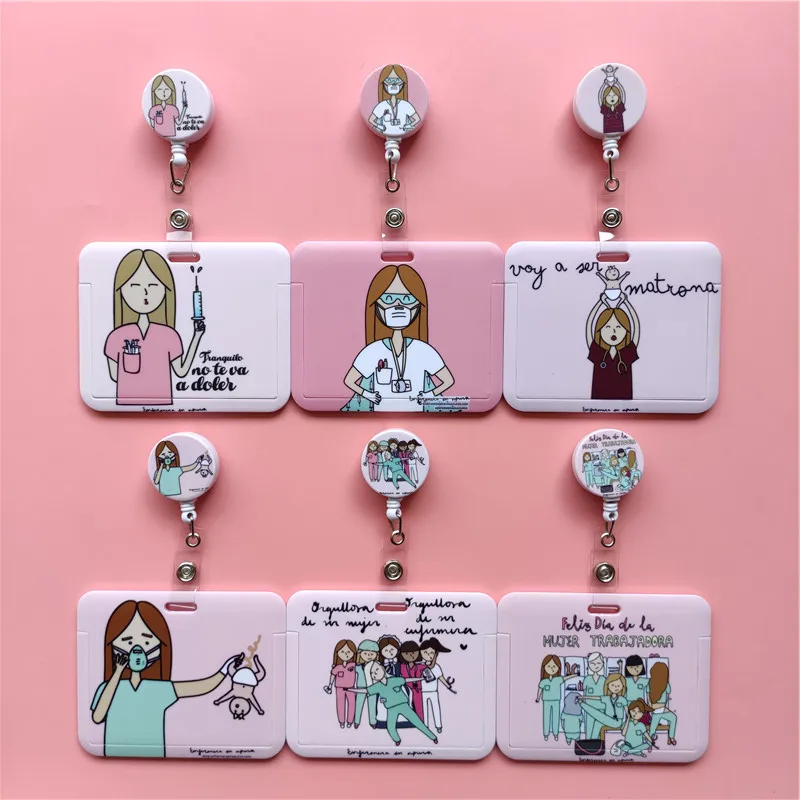 SHINEOFI Retractable Nurse Badge Holder Clip - 2 Pack With Swivel Clip For ID Cards, Doctors, Hospital & Office Staff - View #9