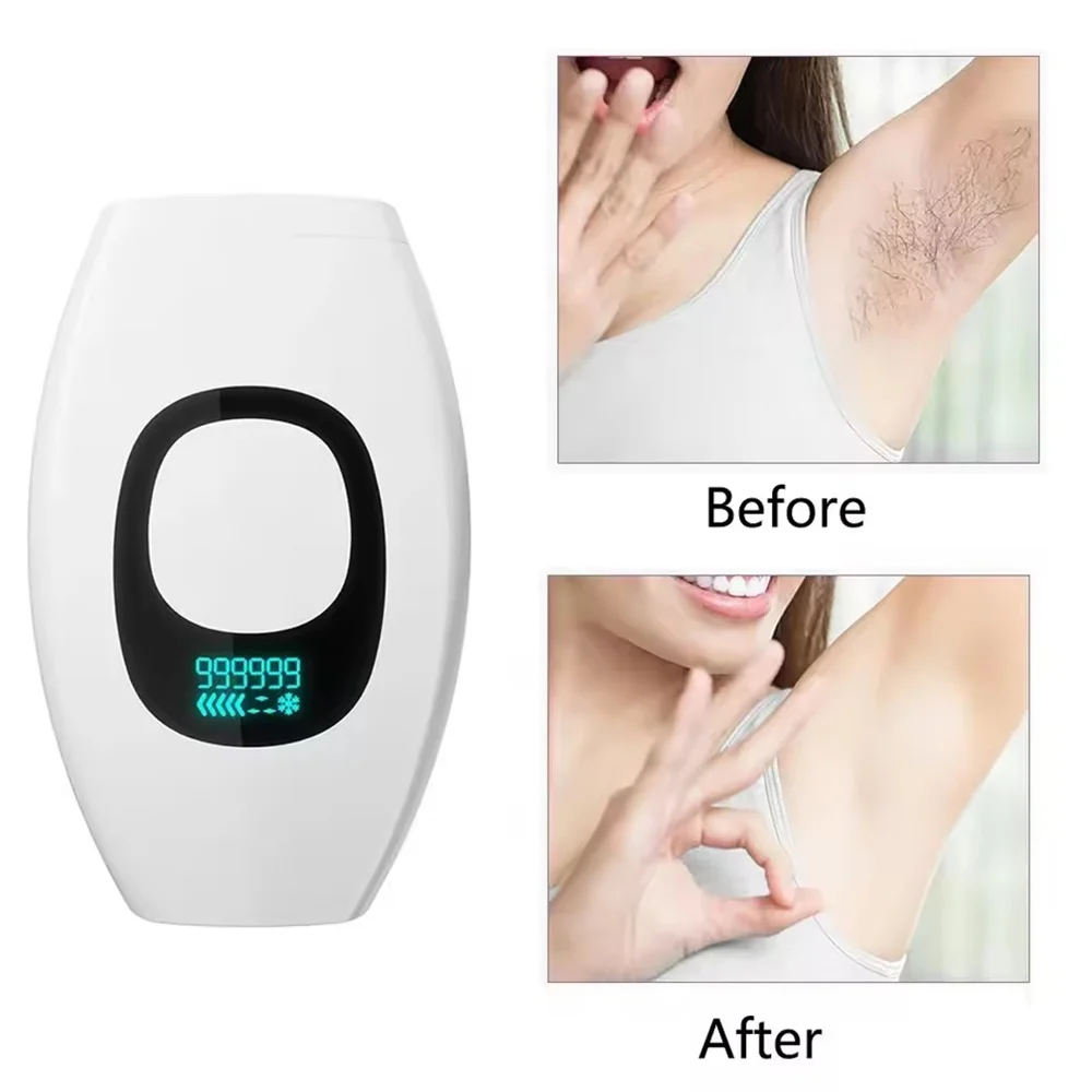 Laser Hair Removal Handheld Laser Hair Removal 999999 Flashes Painless High-frequency Female Permanent Epilator Electric Depilador Laser