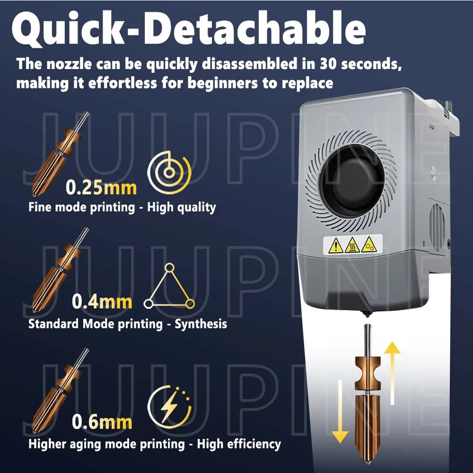 Original AD5X Nozzle Swap For Flashforge Adventurer 5X Hotend