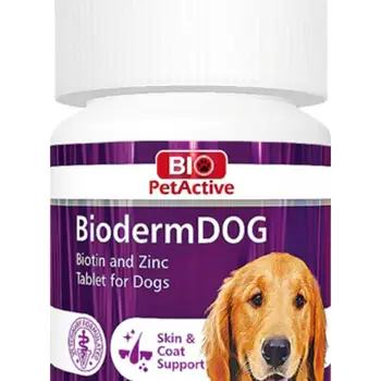 Biodermdog | 개와 아연 정제 75 정제를 위한 Biotin