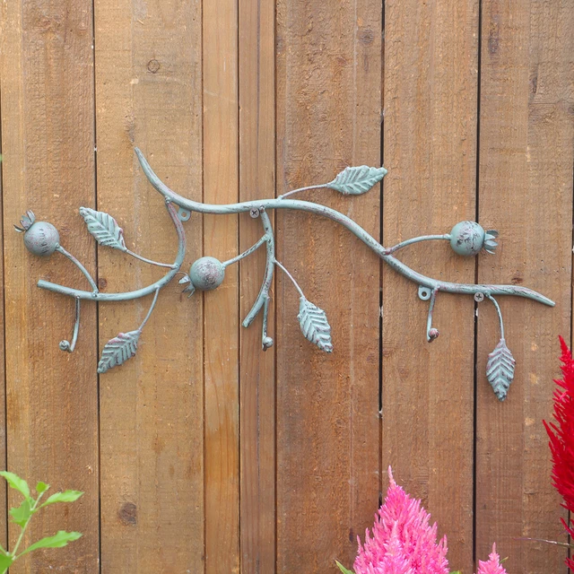 Pomegranate Rustic Retro Decorative Metal Wall Hooks - AliExpress