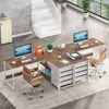 L Shaped Computer Desk with Storage Drawers, 59 inch Corner Desk with Shelves, Reversible L-Shaped Office Desk Study 4