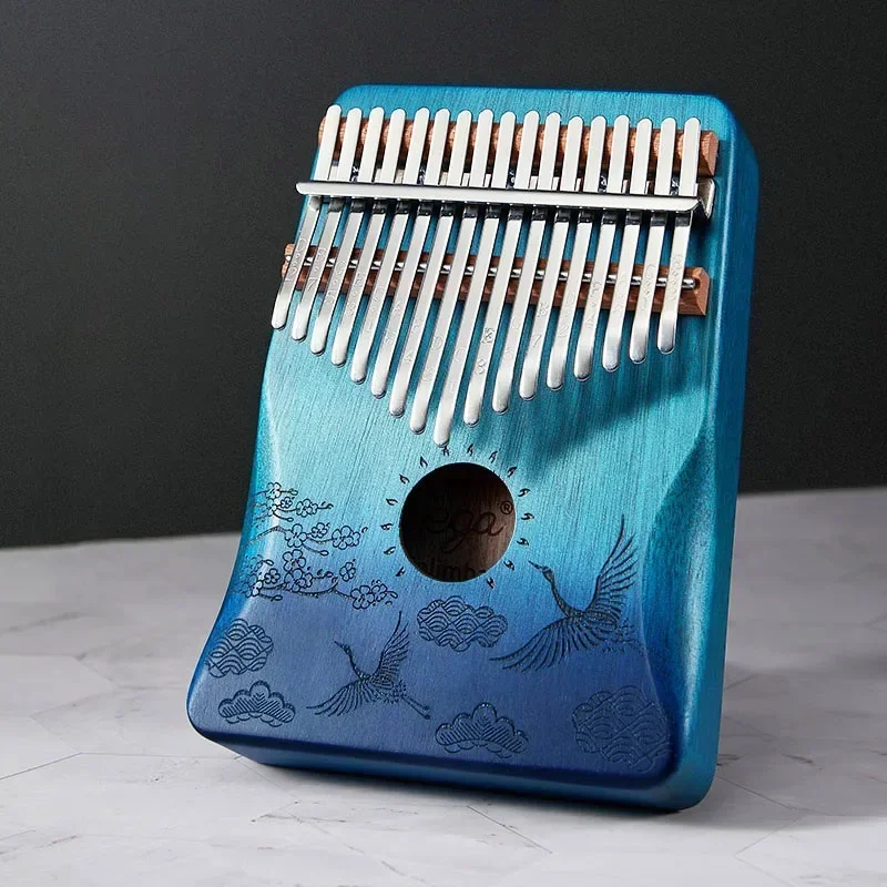 Beginners Mini Wooden Kalimba Profesionales Portable  17 Keys Kalimba Musical Instruments for Children Walnut Funny Mate Gift