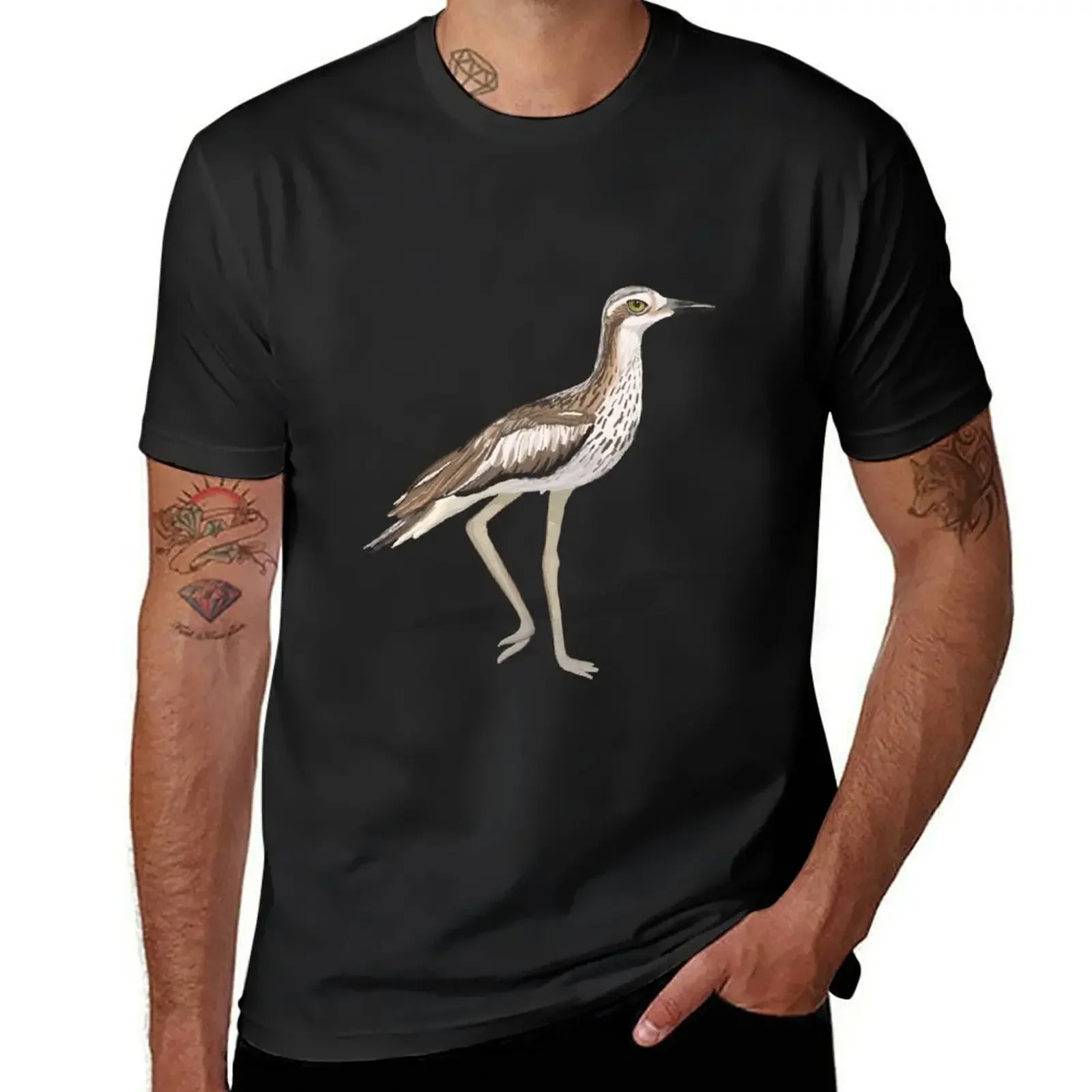 

Bush Stone-Curlew T-shirt quick drying graphics tops Men's t-shirts