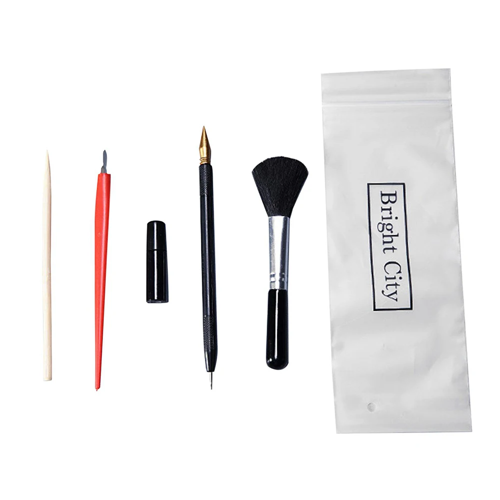 Scraper Pen Tools Unleash Your Artistic Potential with this 5Pcs Drawing Scratch Arts Set Perfect for Creatives