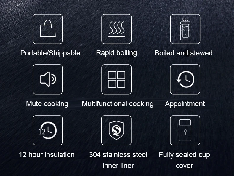 Description Picture 3 of item12V/24V Car Use Electric Kettle Travel Truck Temperature Control Hot Water Heating Boiler Coffee Milk Cup Heater Boiling Bottle
