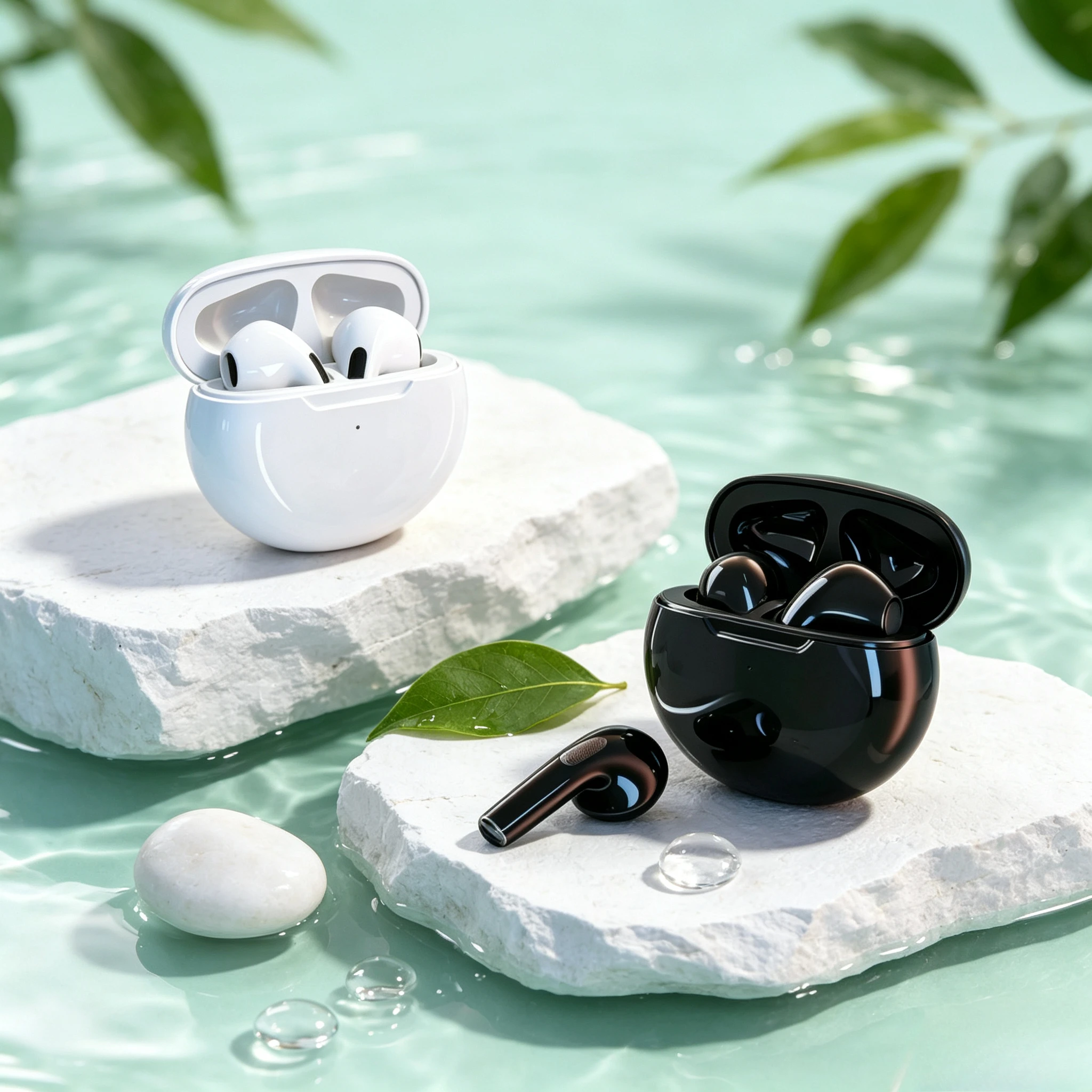 Premium Noise Cancelling True Wireless Bluetooth Earbuds with HD Sound and Built-In Microphone