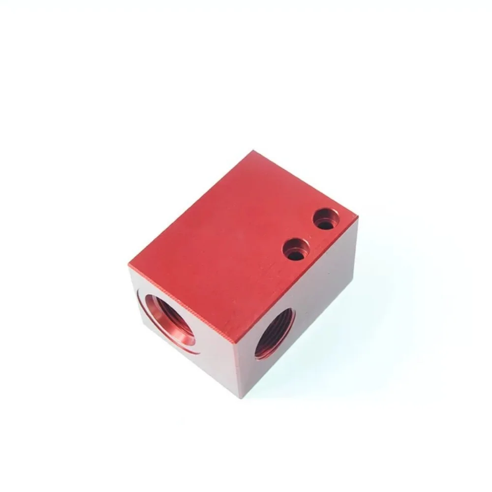 Oil circuit block V6068 for threaded insertion of 12 series electromagnetic one-way throttle relief valve