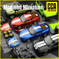 CCA Assembly Model Kit 1/36 Dodge Hellcat 1/43 Ford Mustang Land Rover Suzuki Jimny Toy Car Diecast Alloy Collection Kid Gift 1