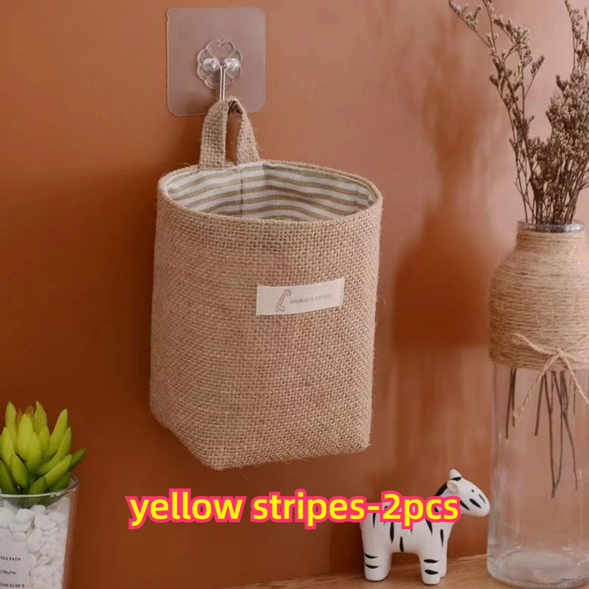 yellow stripes-2pcs