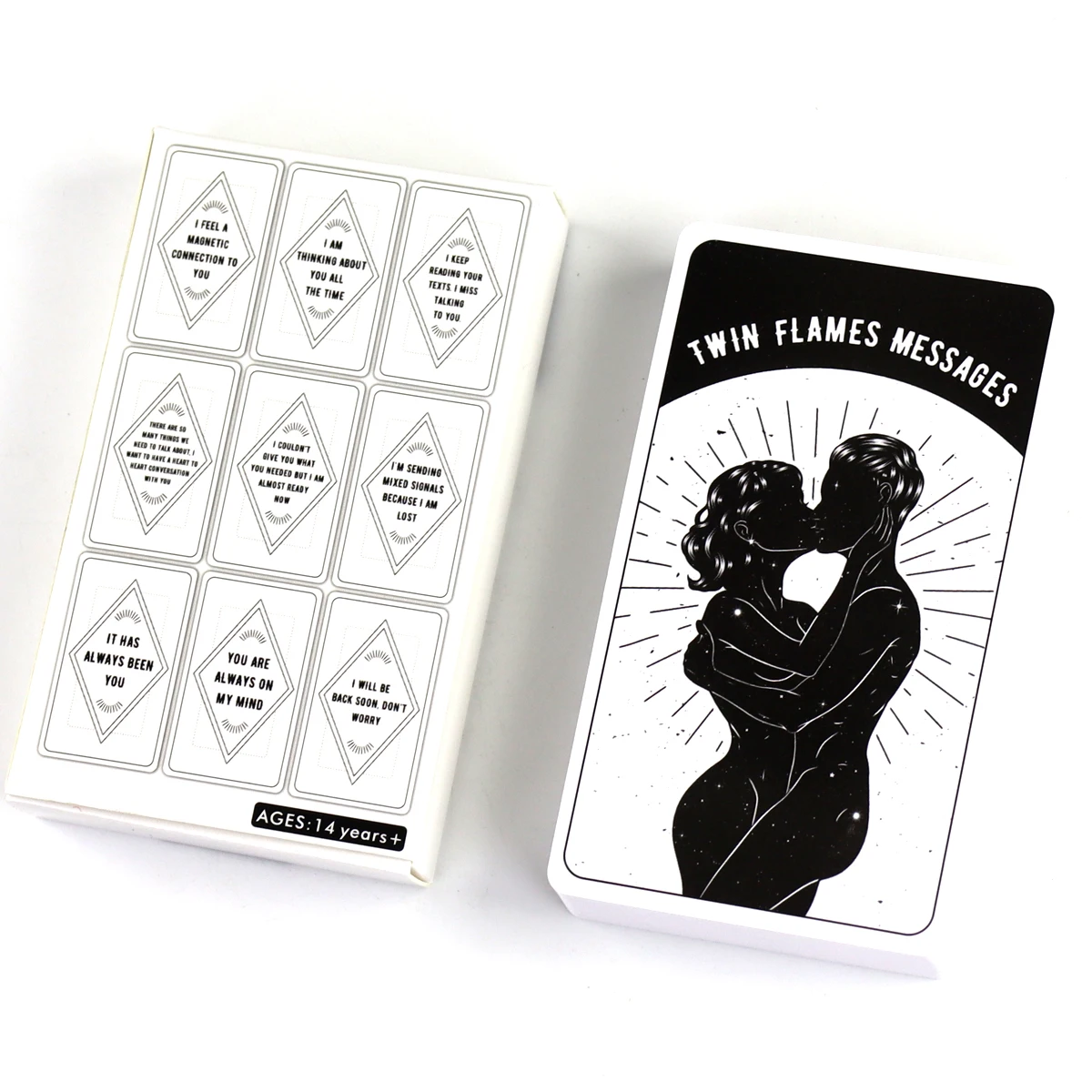 Twin Flames Message Oracle Cards  For Family Party High Quality Fortune Telling Divination Tarot Cards Deck Game 4