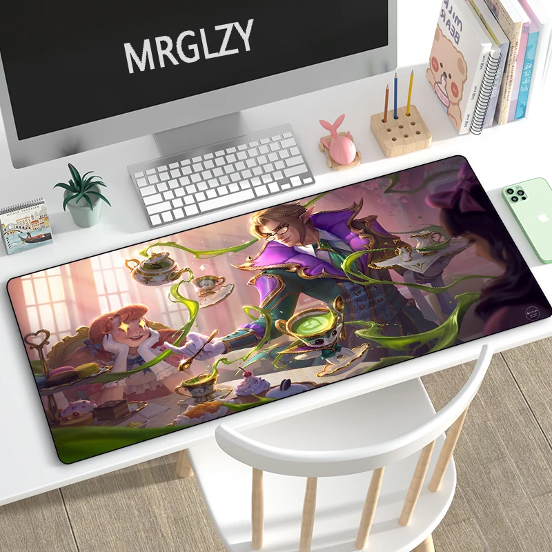 

League of Legends Rubber Game Accessories Mouse Pad Coffee Sweetheart Maid Keyboard Mousepads XXL Desk Mat for Laptop Gamer Pad