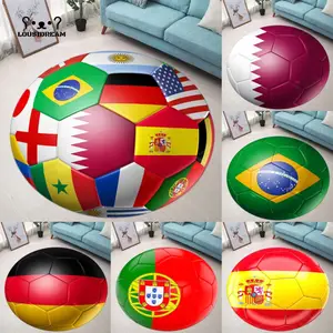 Alfombra Redonda , Balones de Fútbol