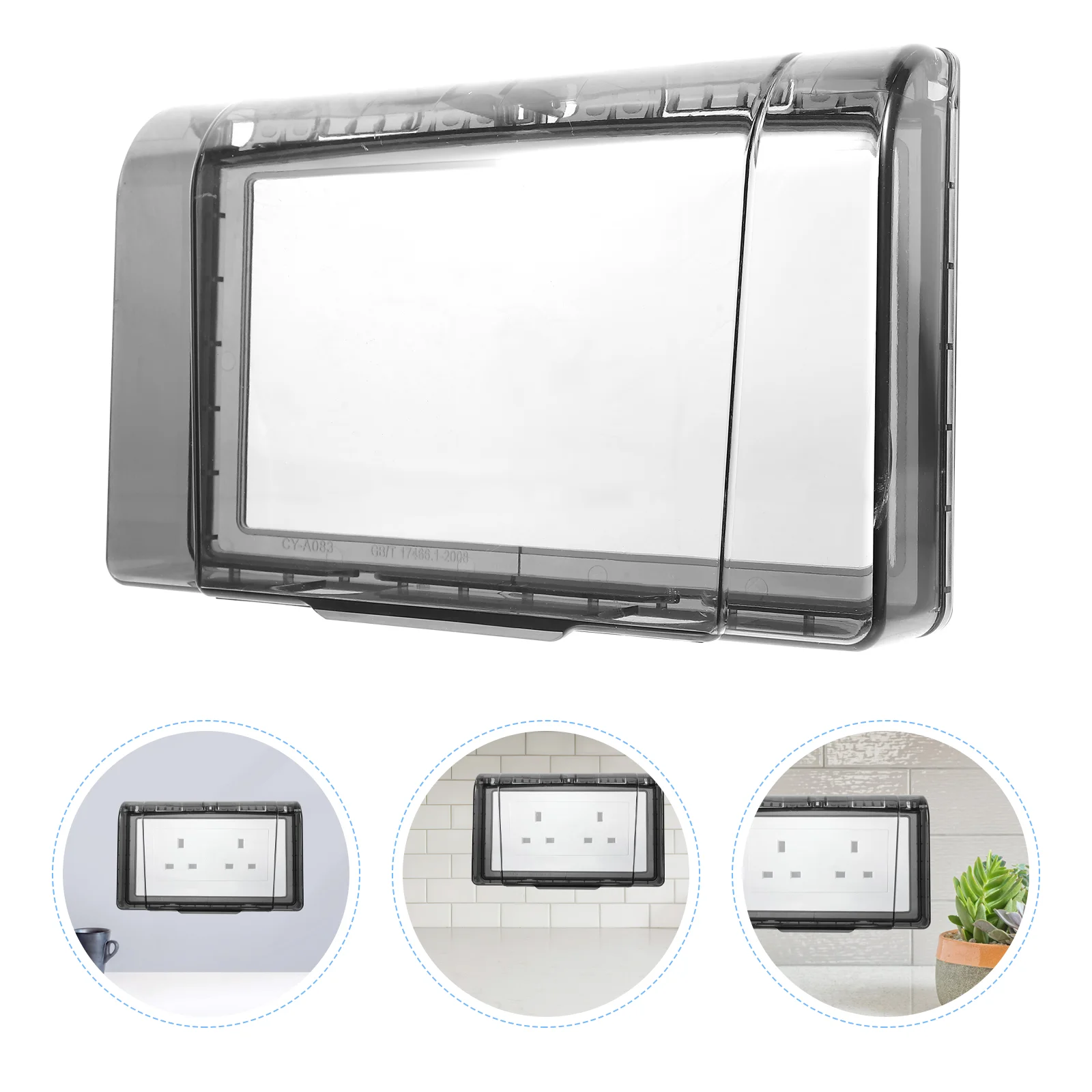 

Adhesive Weatherproof Outlet Cover Socket Receptacle Protector Wall Plug Italy Power Adapter Waterproof Self-adhesive Covers