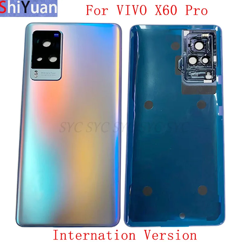 

Original Battery Cover Rear Door Housing Case For VIVO X60 Pro Back Cover with Logo Replacement Repair Parts