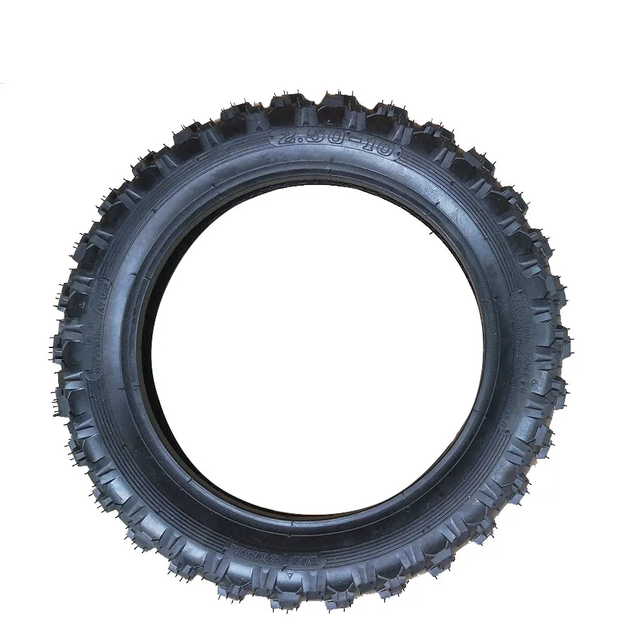 10 inch 2.50-10 Tyre Tube For Honda BSE Kayo Apollo Xmoto CRF50 TTR50 PW50 Dirt Pit Bikes