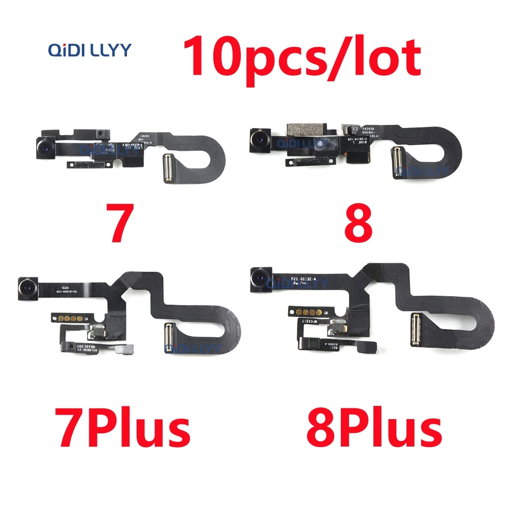 

10pcs Front Camera Proximity Light Sensor Flex Cable for iPhone 7 8 Plus X XR 5.5'' 7+ Facing Cam Replacement Parts