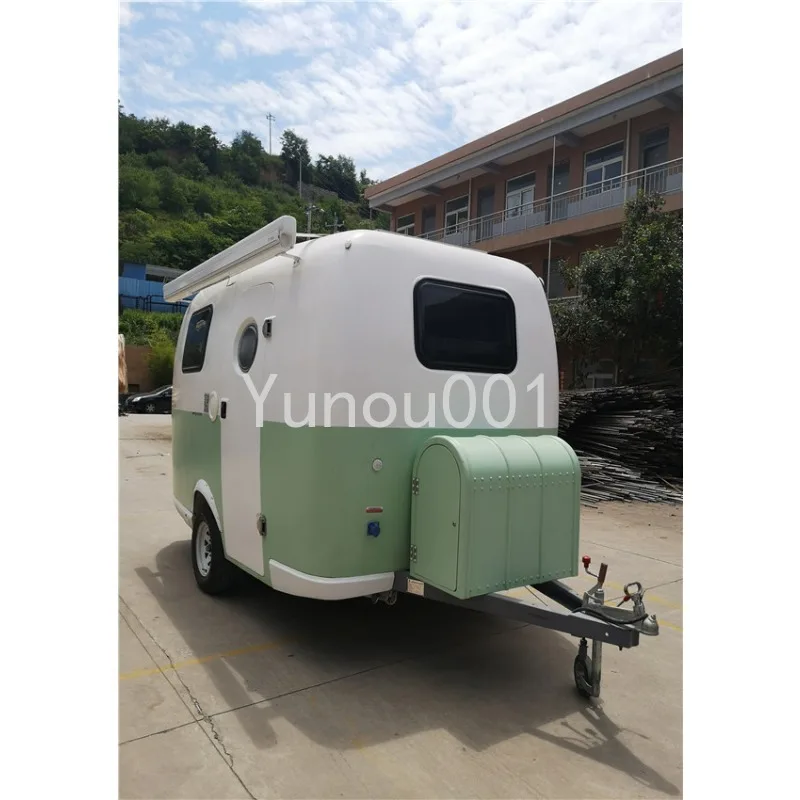 Trailer RV, Off Road Mini Camping Trailer Mini Touring RV Fiberglass with Kitchen