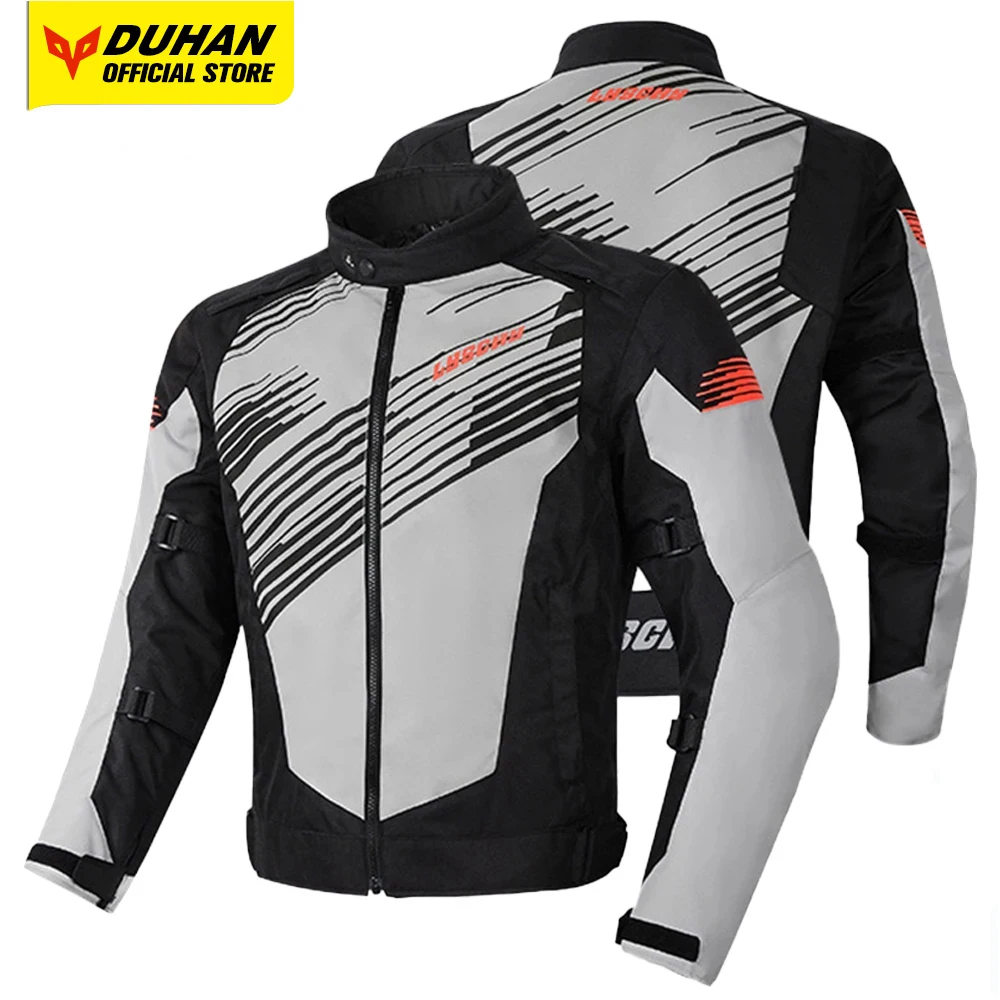 

4 Season Motorcycle Jacket Man Waterproof Biker Jacket Breathable Motocross Riding Clothing With Warm Removable Lining