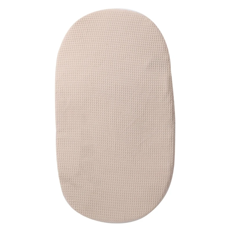 Breathable Baby Bed Sheet Solid Color Boys Girls Pram Fitted Sheet Removable Slipcover Comfortable for Infants Toddlers