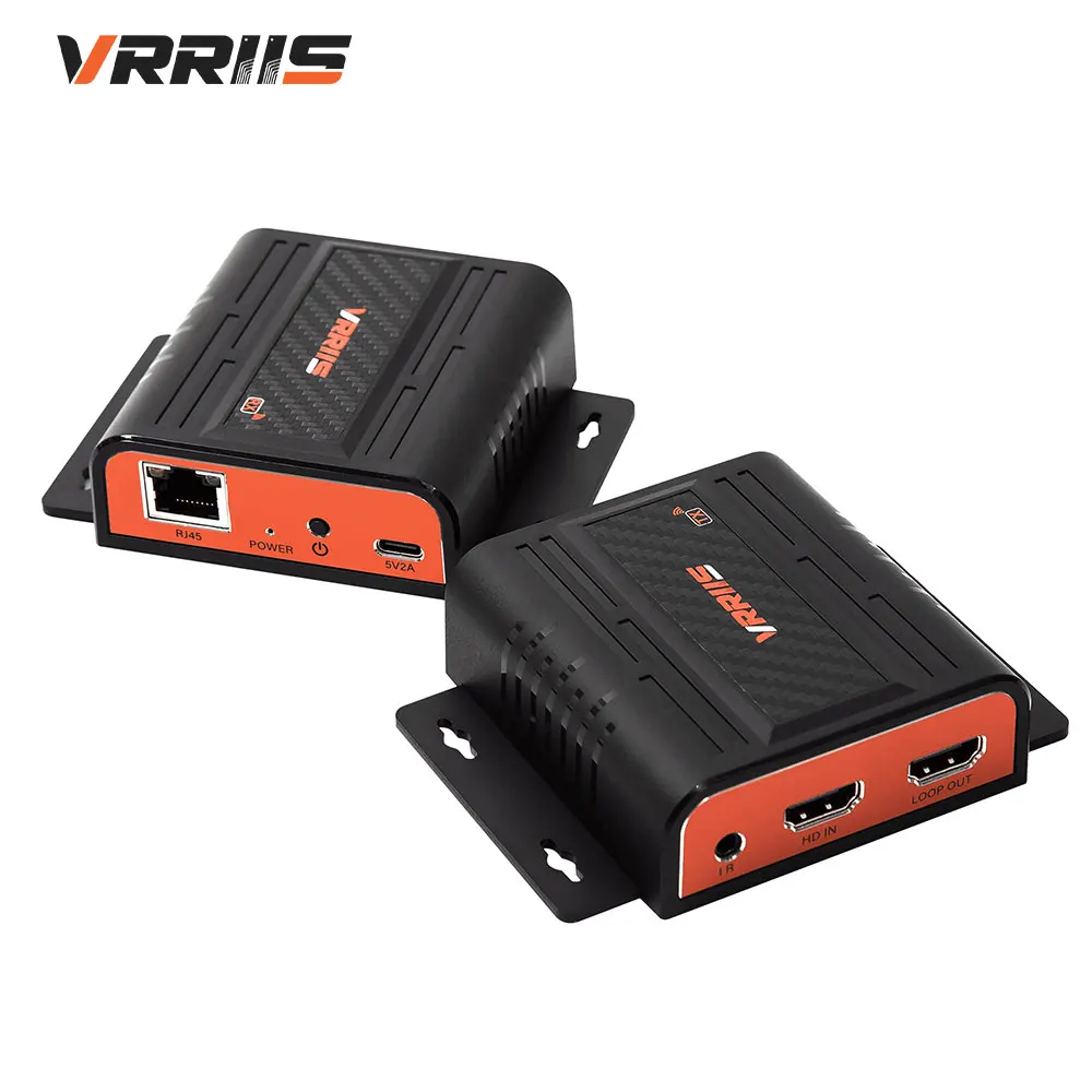 Vrriis 1080p 200m Hdmi Extender Hdmi Repeater Over Cat 6 Cat 6e