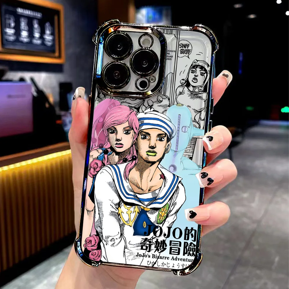Anime Jojo's Bizarre Adventure Plating Phone Case