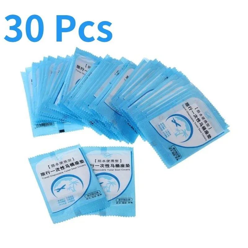 10-50Pcs universal Disposable Toilet Seat Cover Mat Portable Waterproof Safety Toilet Seat Pad For Travel Bathroom Accessiories toilet seat accessories toilet seat cover