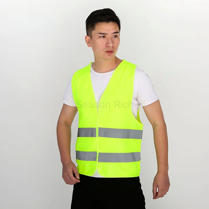 Safety Vest Reflective Strip Fluorescent Mesh High Visibility - Image 6