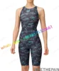 Womens Swimsuits Quick Dry Swimwear Professional Knee Length Swimsuit One Piece Sport Training Bathing Suit Beach Surf Swimwear