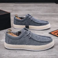 Men's Shoes Summer Breathable Lazy Casual Shoes Versatile Board Shoes Men's Cloth Shoes Sailing Shoes Men Sweat-Absorbant 2