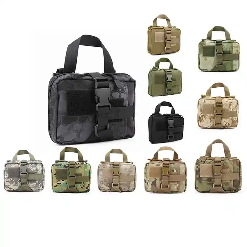 

11 Color Portable medical Bag Field CS Hunting Outdoor Survival EDC MOLLE Medical Supplies Storage Pouch First Responder Aid Bag