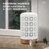 Ceramic Ultrasonic Air Humidifier Timing Function Aroma Diffuser Desktop Essential Oil Diffuser Room Scent Diffuser with Lights 5